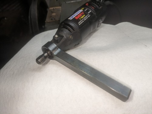 Dremel lathe tool post - post, grinder